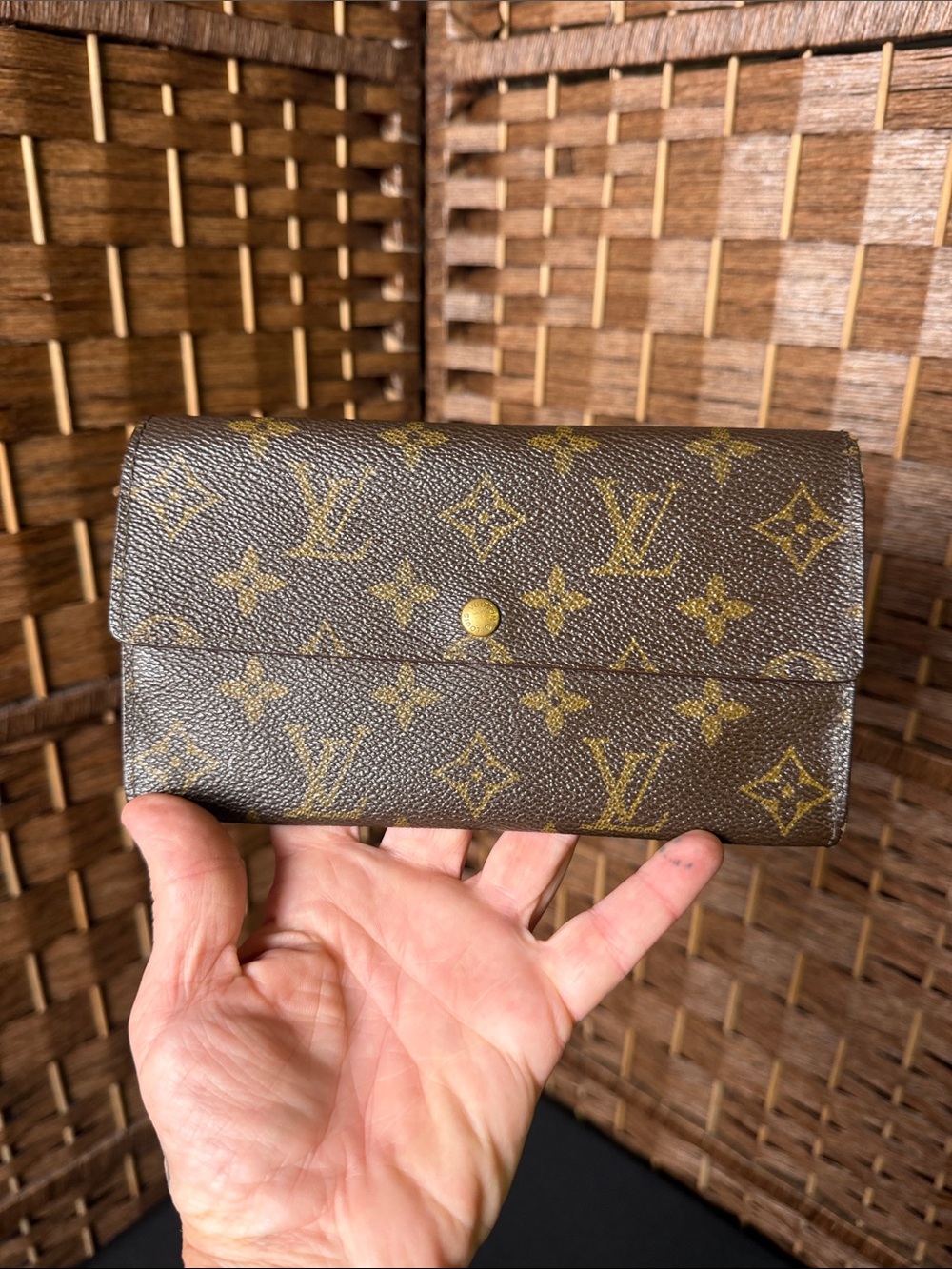Louis Vuitton Monogram Canvas Long Wallet